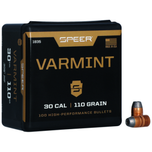 SPEER AMMO Reloading Bullets HPV 30 Caliber 110 Grain 100rd
