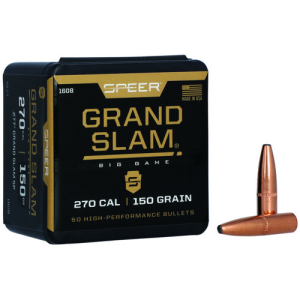 SPEER AMMO Reloading Bullets Grandsl 270 Caliber 150 Grain 50rd