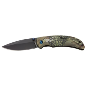 BROWNING Prism 3 2.38" Drop Point Folding Knife - Camo
