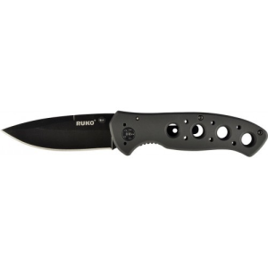 RUKO FOLDING KNIFE ALUM. HANDLE BLK
