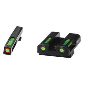 HIVIZ LiteWave H3 Sight Set Glock Green Tritium Orange