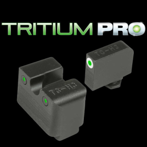 TRUGLO Tritium Pro Glock HI MOS Set White