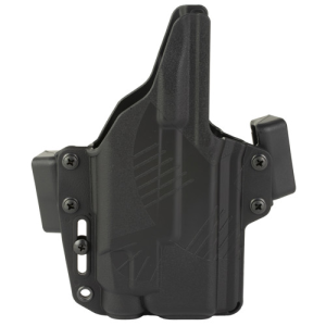 RAVEN CONCEALMENT Perun LC OWB 1.5" Glock 19 w/TLR-7 Ambi Black