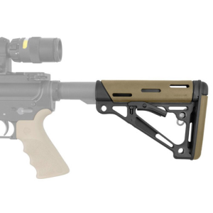 HOGUE AR-15/M-16 OM Collapsbl Buttstk Comm BuffrTube FDE
