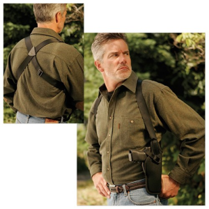UNCLE MIKE'S Vert Shoulder Holster Kodra Black Size 0, RH