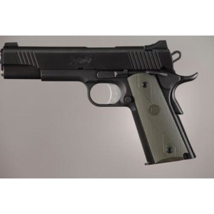 HOGUE Govt. Model Rubber Grip Panels Checkered Dmnd ODG