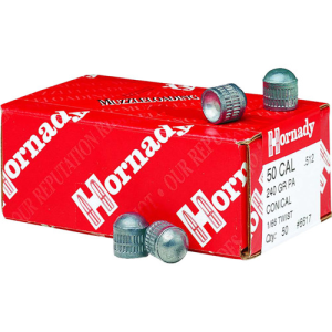 HORNADY 50 CalGreat Plains 240Gr PA ConiCal 50rd