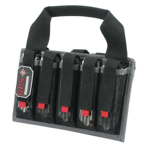 GPS Pistol Magazine Tote holds 10 Magazines Black