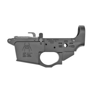 SPIKES TACTICAL 9mm Stripped Lower Receiver w/ Spider Logo - Glock Magazine - Black