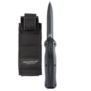 BENCHMADE Pagan 3.96" Spear Point Coated Finish Plain Edge - Benchmade