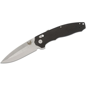 BENCHMADE 495 Vector AXIS Assisted Flipper Knife 3.6" Spear Point Blade w/ Black G10 Handles