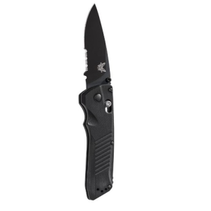 BENCHMADE Serum 3.47" Drop Point Serrated Edge Coated Finish - Benchmade