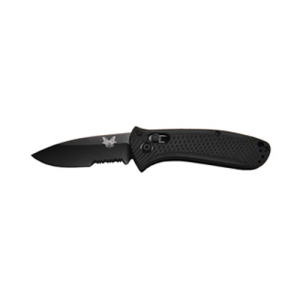 BENCHMADE Presidio Ultra 2.97" Serratd Edge Coated DropPoint - Benchmade