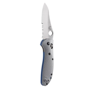 BENCHMADE Griptilian 3.45" Drop Point Serrated Edge Satin - Benchmade