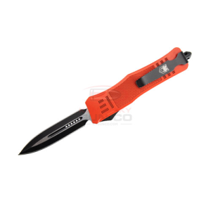 COBRATEC LG CTK-1 Dagger 1-Side Serr Blk Blade Red Handle