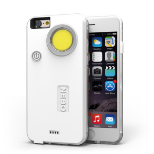 NEBO CaseBrite iPhone 6/6S Case + Light White