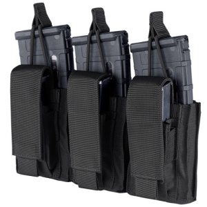 CONDOR OUTDOOR Gen2 Triple Kangaroo Mag Pouch - Black