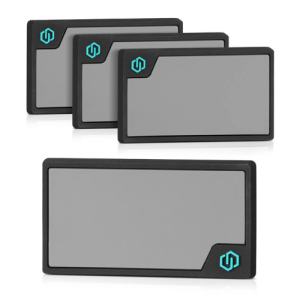 SAVIOR EQUIPMENT Magnetic Writable ID Patch, 3.5" Gray