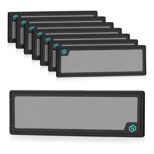 SAVIOR EQUIPMENT 8-Pack Writable ID Patch, 4.75" Gray