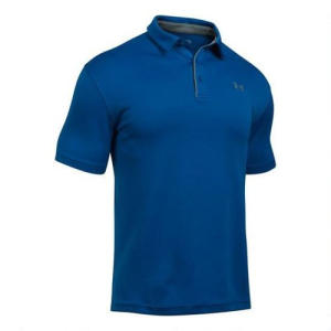 UNDER ARMOUR Tech Polo Men's Royal Blue/Graphite