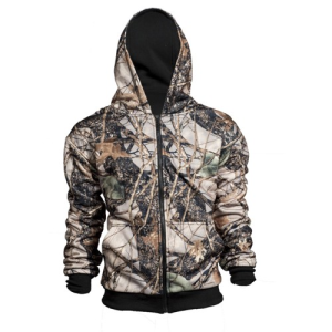 WORLD FAMOUS Pull Over Reversible Sweatshirt Black/Burly/Tan - World Famous