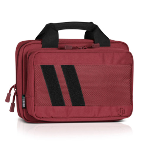 SAVIOR EQUIPMENT Specialist Low Profile Dbl Handgun Bag Sedona Red