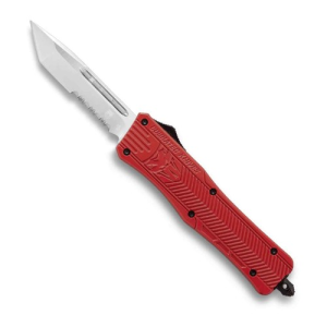 COBRATEC Medium Red CTK-1 Tanto Serrated - Cobratec