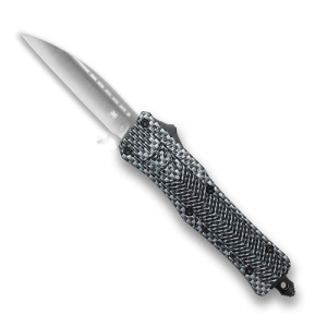 COBRATEC Small Carbon Fiber CTK-1 Wharncliffe Not Serrated - Cobratec