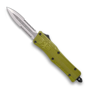 COBRATEC Small OD Green CTK-1 Green Dagger 2-Side Serrated - Cobratec