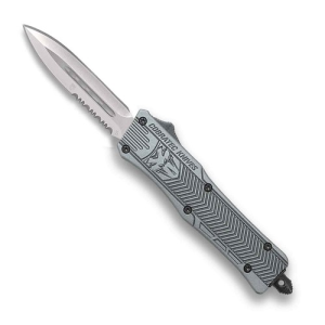 COBRATEC Small Grey CTK-1 Dagger 1-Side Serrated - Cobratec