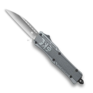 COBRATEC Small Grey CTK-1 Wharncliffe Not Serrated - Cobratec