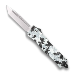 COBRATEC Small Winter DIGI Camo CTK-1 Tanto Not Serrated - Cobratec