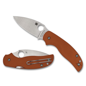 SPYDERCO Sage 5 Burnt Orange G-10 CPM REX 121 Alzheimer's