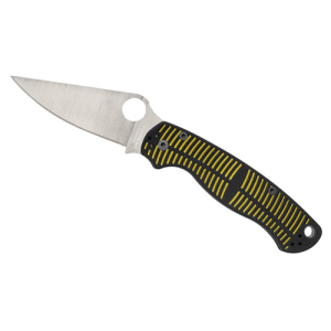 SPYDERCO Para Military 2 Salt Yellow/Blk G-10 CPM MagnaCut