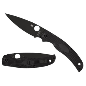 SPYDERCO Native Chief Black Lightweight Black Blade