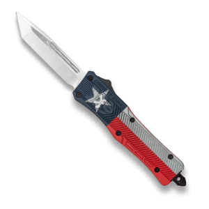 COBRATEC Medium Texas Flag CTK-1 Tanto Not Serrated - Cobratec
