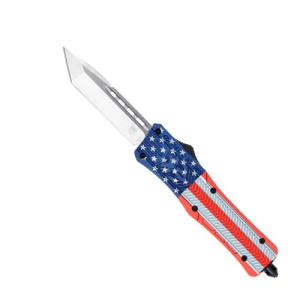 COBRATEC Medium American Flag CTK-1 Tanto Not Serrated - Cobratec