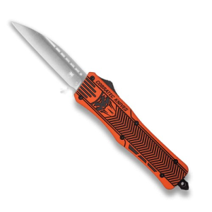 COBRATEC Small Hunter Orange Blk CTK-1 Wharncliffe Not Serr - Cobratec