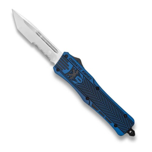 COBRATEC Small NRA Blue Graphite Black CTK-1 Tanto Serrated - Cobratec