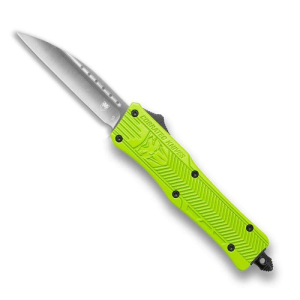 COBRATEC Small Zombie Grn Blk CTK-1 Wharncliffe Not Serrate - Cobratec