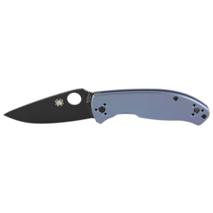 SPYDERCO Tenacious Blue Titanium Black Blade
