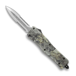 COBRATEC Medium Woodland CTK-1 Dagger 2-Side Serrated - Cobratec