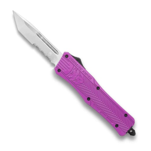 COBRATEC Medium Purple CTK-1 Tanto Serrated - Cobratec