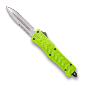 COBRATEC Small Zombie Green CTK-1 Dagger 1-Side Serrated - Cobratec