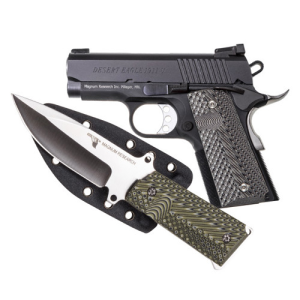 MAGNUM RESEARCH 1911 "Undercover" 45 ACP 3" Bull Pkg w/Knife1911