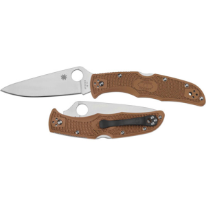 SPYDERCO Endura 4 Lightweight Brown Flat Ground Plain Edge - Spyderco