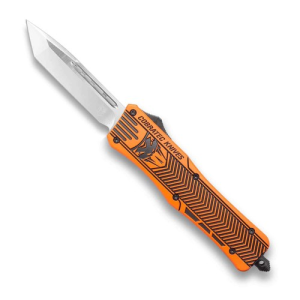 COBRATEC Medium Hunter Orange Blk CTK-1 Tanto Not Serrated - Cobratec