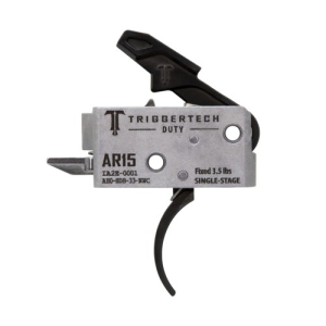TRIGGERTECH AR-15 Single Stage Duty Trigger Black Curved