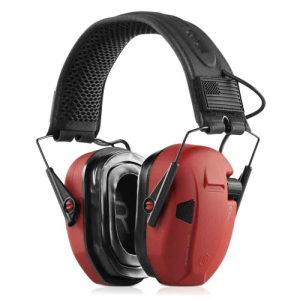SAVIOR EQUIPMENT Apollo Electronic Earmuffs 24dB NRR Carmine Red