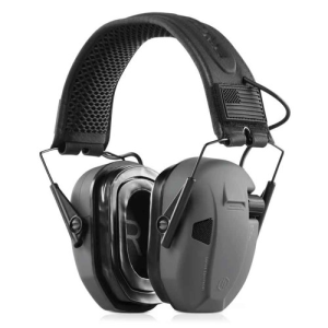 SAVIOR EQUIPMENT Apollo Electronic Earmuffs 24dB NRR SW Gray